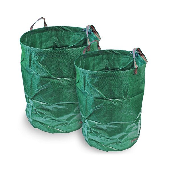 Coș de grădină pliabil din folie verde, 270 l – Happy Green-image-1