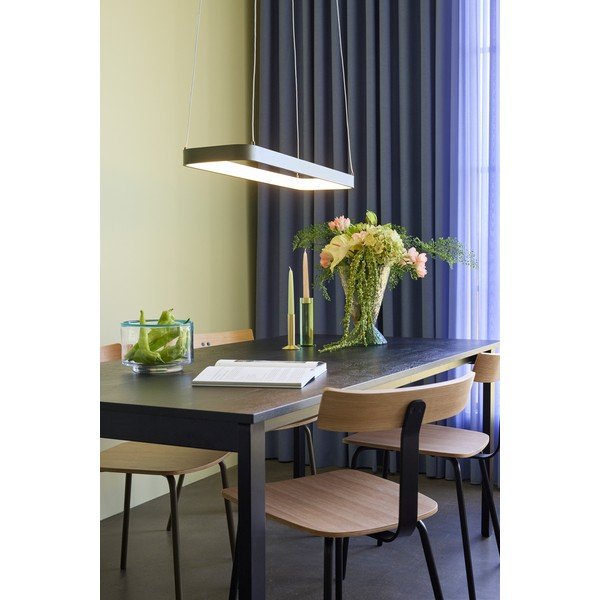 Scaun de dining negru/în culoare naturală stivuibil din metal Hock – Hübsch-image-4