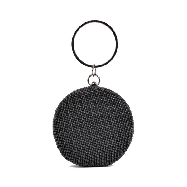 Clutch rotund Sofia Cardoni, negru-image-2
