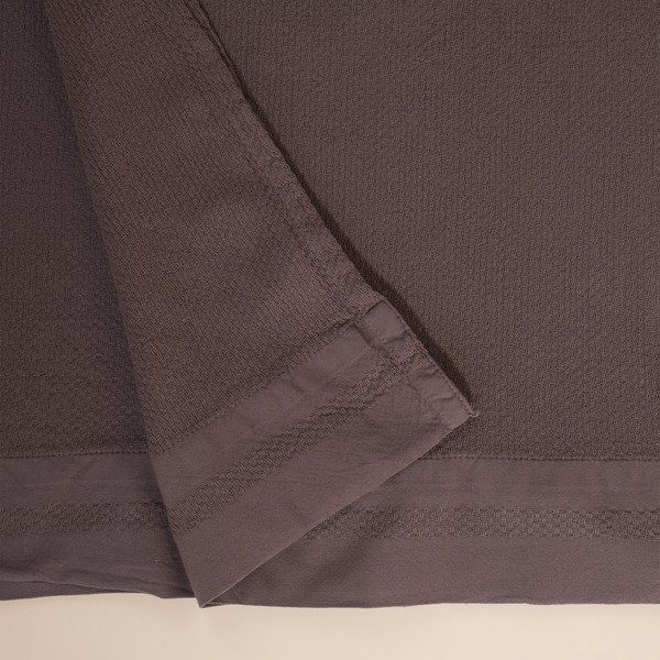 Cuvertură din bumbac gri pentru pat dublu 160x220 cm Hasir - Mijolnir-image-3