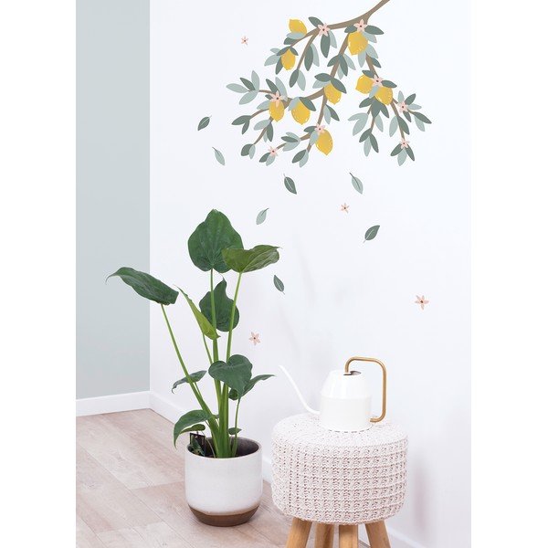 Folie cu stickere 64x48 cm Lemons On A Branch – Lilipinso-image-1