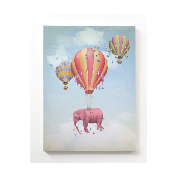 Tablou Little Nice Things Flying Elephant, 50 x 70 cm