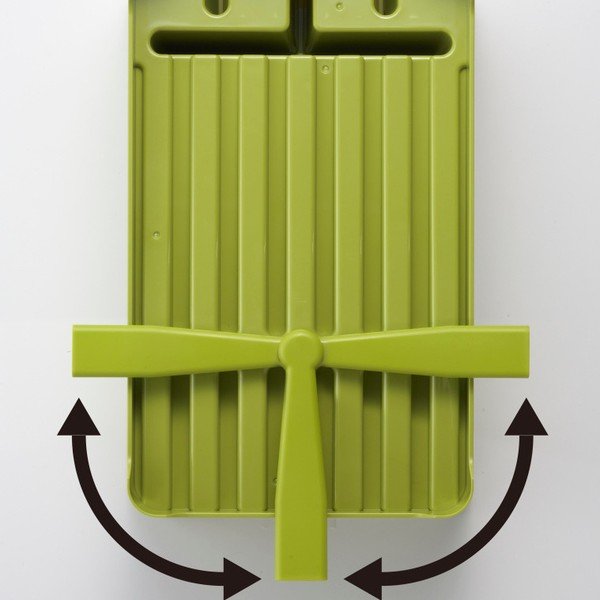 Scurgător vase YAMAZAKI Tower, verde-image-3