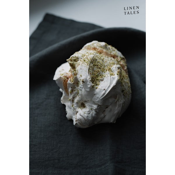 Suport din in pentru farfurie Linen Tales, 35 x 45 cm, gri închis-image-4