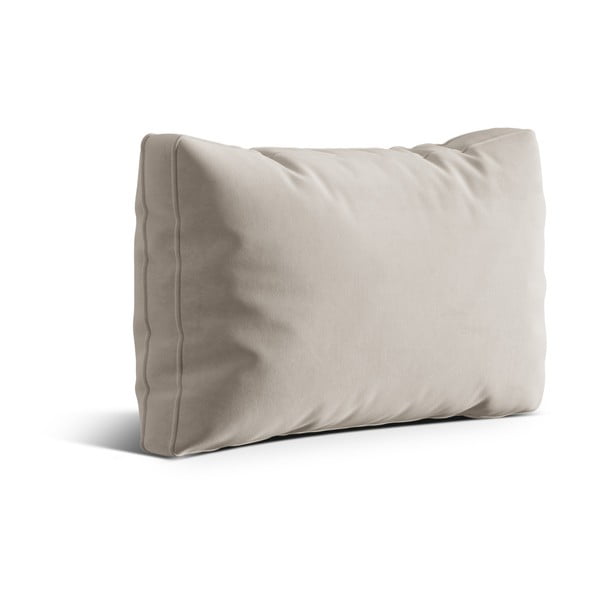 Pernă pentru canapea bej cu tapițerie din catifea Kemi – Cosmopolitan Design-image-1