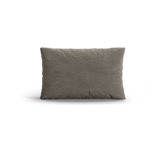 Pernă pentru canapea gri cu tapițerie din țesătură bouclé Poppy – Micadoni 