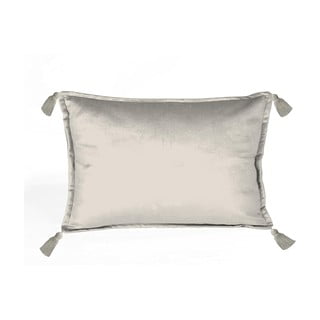 Pernă cu husă din catifea Velvet Atelier Borlas, 50 x 35 cm, gri