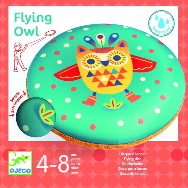 Disc frisbee Djeco „Bufniță”-image-1