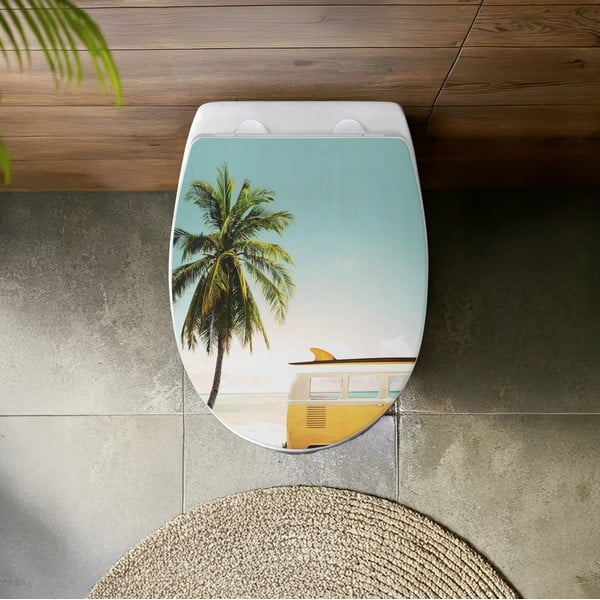 Capac WC 36,5 x 45 cm Easy-Close (cu închidere automată) Corbara – Wenko-image-1