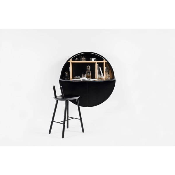 Masă multifuncțională de perete EMKO Pill, negru-image-3