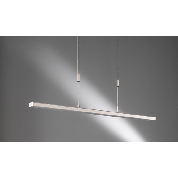 Lustră argintie LED cu intensitate reglabilă din metal Vitan – Fischer & Honsel-image-1