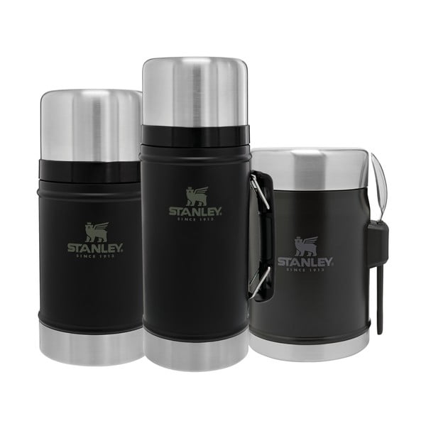Termos negru pentru mâncare din oțel inoxidabil 940 ml Legendary Classic Black – Stanley-image-2