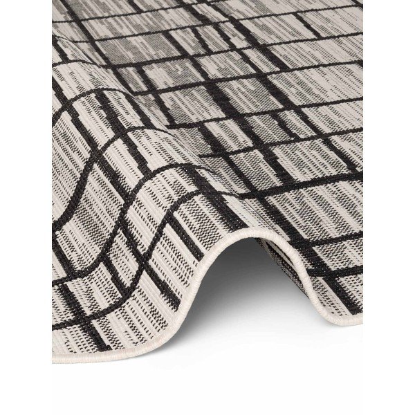 Covor pentru exterior și interior negru/crem rotund ø 160 cm Haringey Crouch – Ted Baker-image-4