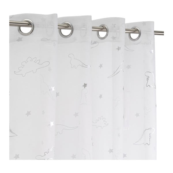 Perdea albă-argintie 140x260 cm Dinos – Casa Selección-image-2
