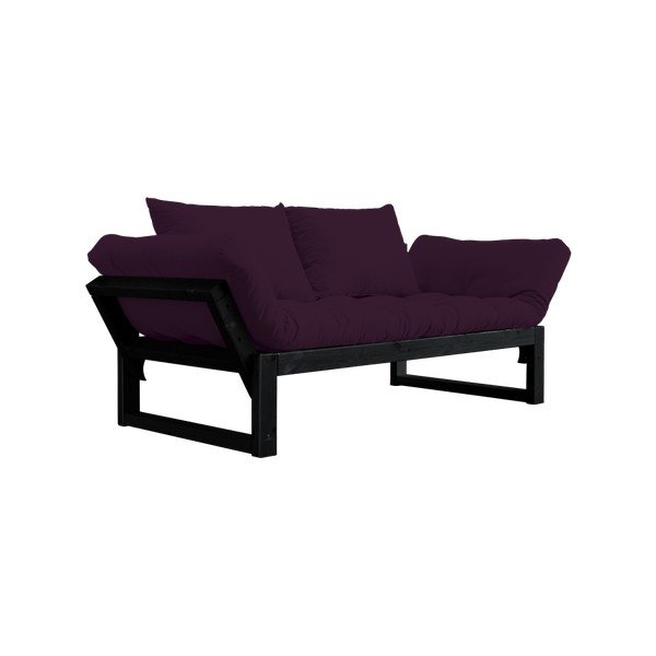 Canapea extensibilă Karup Edge Black/Purple Plum-image-3