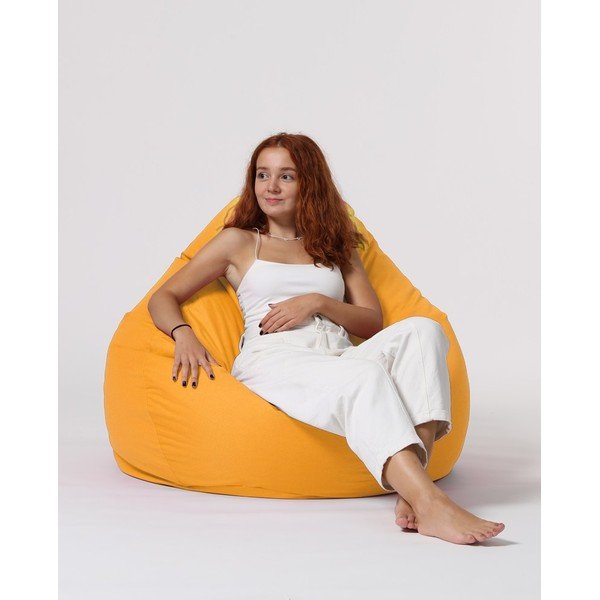 Beanbag pentru grădină galben Premium XXL – Floriane Garden-image-3