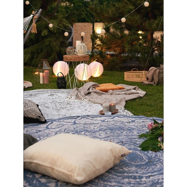 Covor adecvat pentru exterior NORTHRUGS Siruma, ø 200 cm, gri-crem-image-1