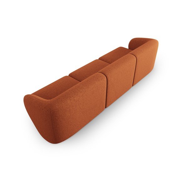 Canapea portocalie 259 cm Shane – Micadoni Home-image-3