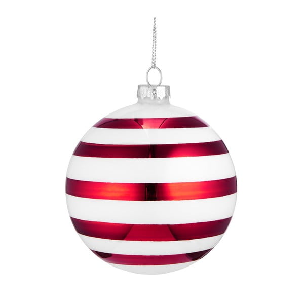 Decorațiune de Crăciun Butlers, ⌀ 8 cm, roșu-alb