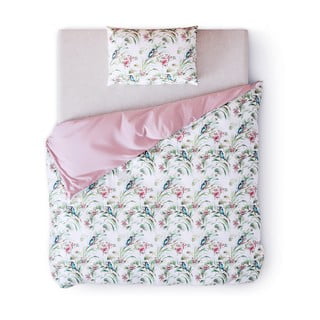 Lenjerie de pat single din bumbac AmeliaHome Averi Kingfisher, 155 x 220 cm