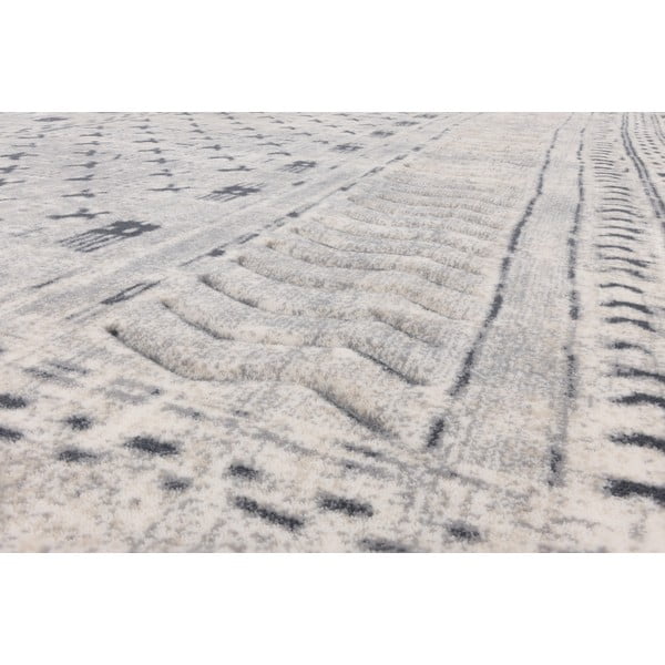 Covor alb din lână 230x340 cm Masi – Agnella-image-4