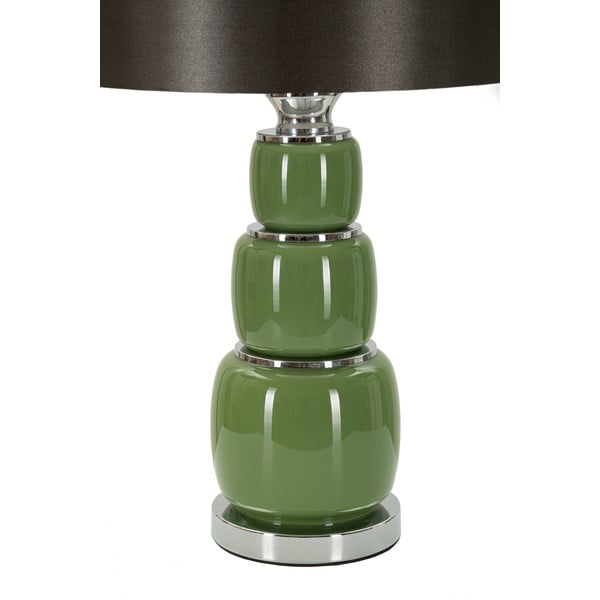 Veioză verde/gri cu abajur textil (înălțime 57 cm) Eva – Mauro Ferretti-image-2