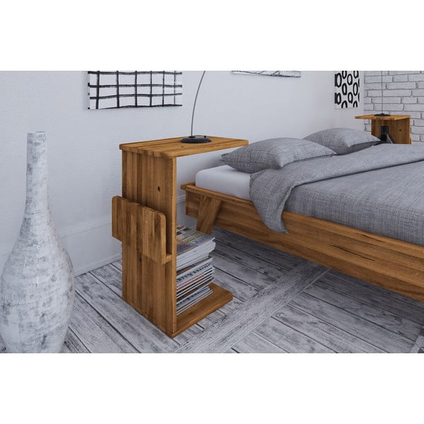 Noptieră din lemn de stejar Retro 2 - The Beds-image-3