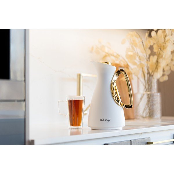 Termos alb/auriu 1 l Alessia – Vialli Design-image-4