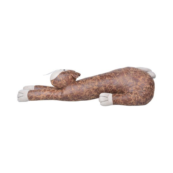 Set 2 opritoare pentru ușă Esschert Design Cat and Dog, maro-image-1