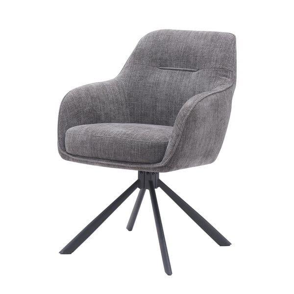 Set de scaune de sufragerie gri 2 buc. tapițat Avola – Unique Furniture-image-3