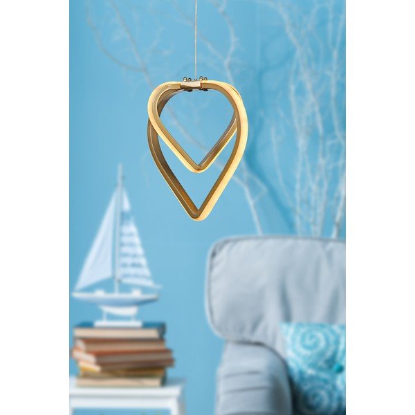 Lustră bronz LED din metal ø 22 cm Sevinc – Squid Lighting-image-1