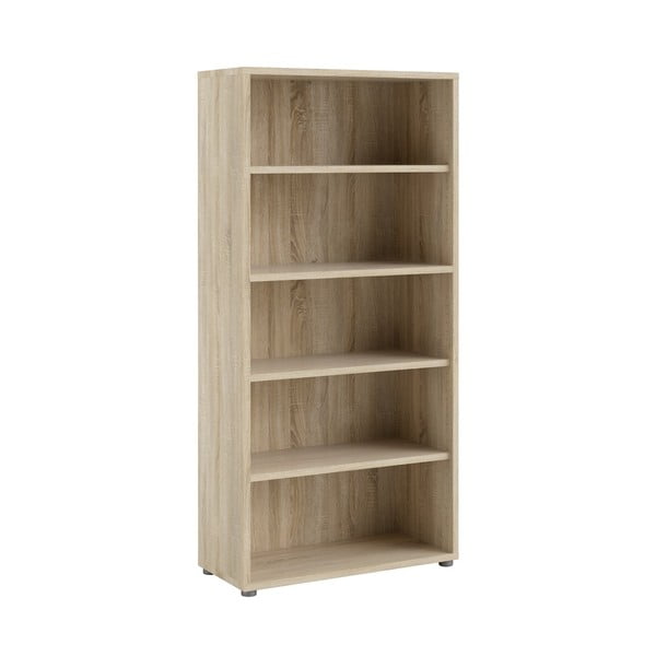 Bibliotecă modulară cu  aspect de lemn de stejar 89x189 cm Prima – Tvilum-image-2