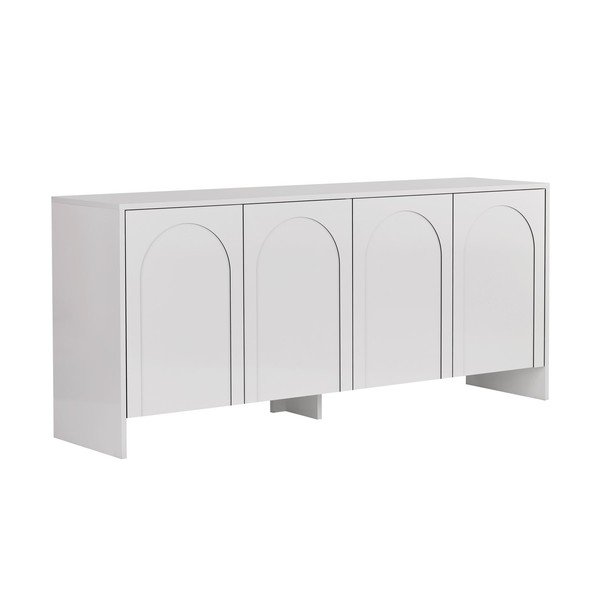 Comodă albă 180x80x45 cm Arlen  – Kalune Design