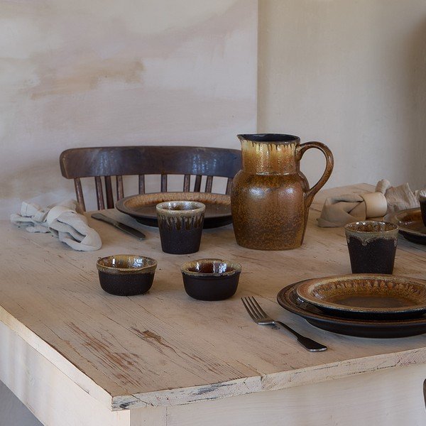 Untieră maro din gresie ceramică Poterie – Casafina-image-1