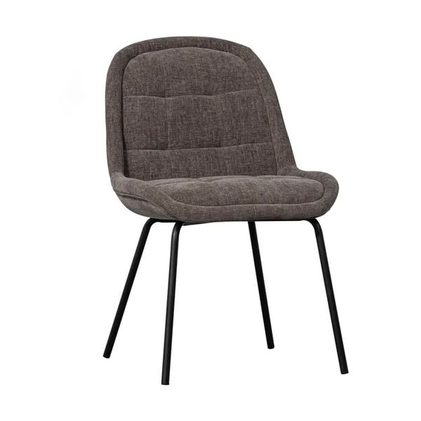 Scaune de dining gri 2 buc. din catifea Crate – WOOOD