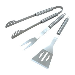 Set 3 ustensile pentru grătar cu husă Cattara