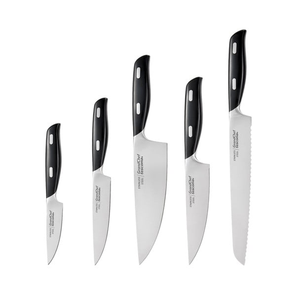Set de cuțite cu suport 5 buc. GrandChef – Tescoma-image-3
