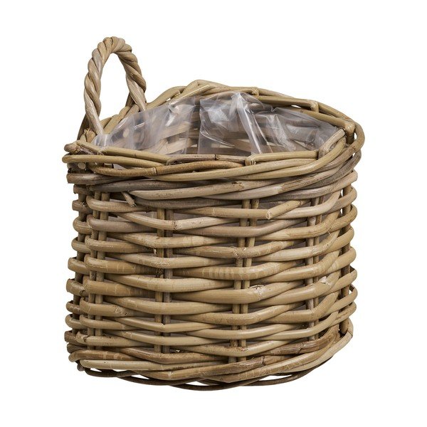 Ghiveci decorativ din ratan pentru ierburi aromatice/de agățat / de perete Keli – House Nordic-image-2