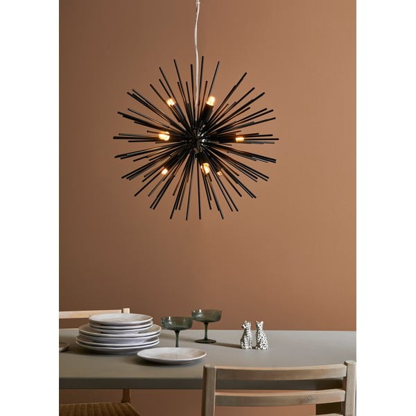 Lustră cu 9 becuri Markslöjd Soleil, negru-image-1