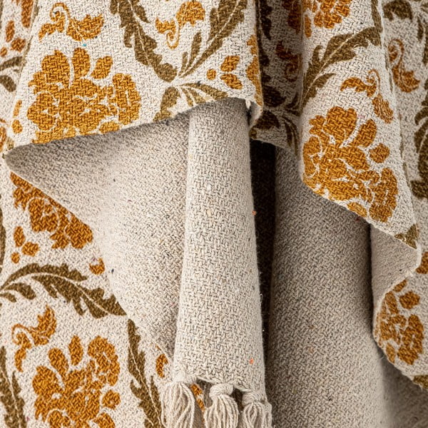 Pătură din bumbac reciclat 130x160 cm Hanny - Bloomingville-image-3