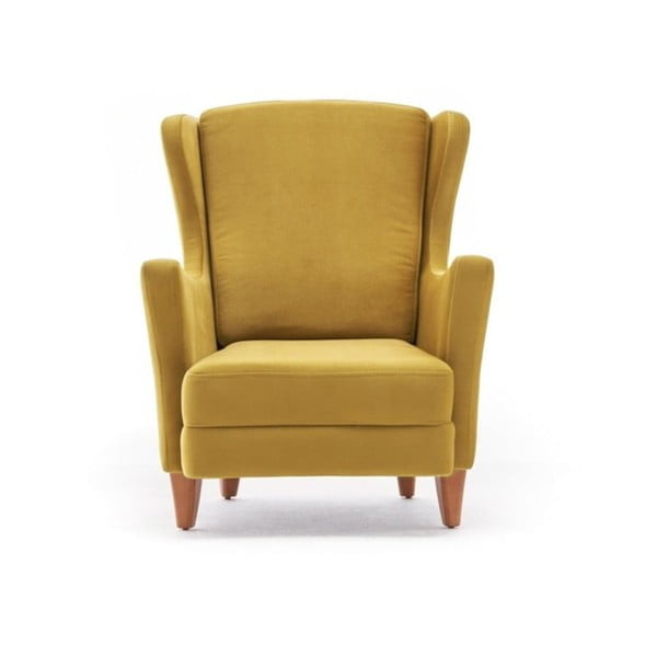 Fotoliu wing galben  Lola Brejer – Artie