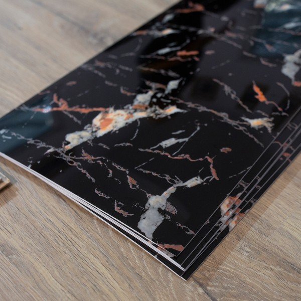 Set de panouri auto-adezive pentru perete 6 buc. 60x30 cm Black Gold – SP TREND-image-1