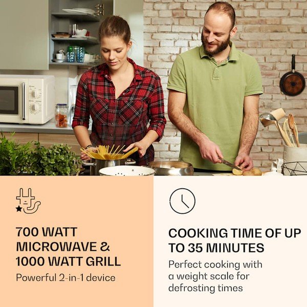 Cuptor cu microunde Klarstein Caroline, bej-image-4