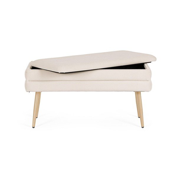 Bancă albă capitonată Olga – Bizzotto-image-3