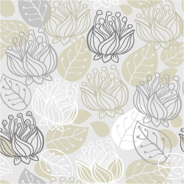 Autocolant decorativ pentru perete Ambiance Florale, 40 x 40 cm-image-2