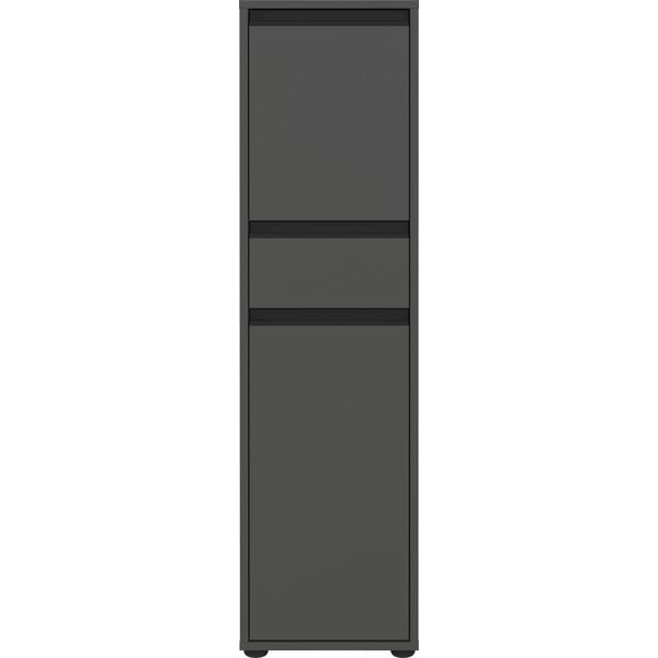 Dulap de baie gri antracit înalt/îngust 33x121 cm Lemont – Germania