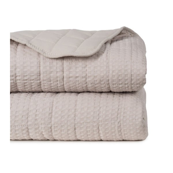 Cuvertură bej matlasată 240x260 cm – Ixia