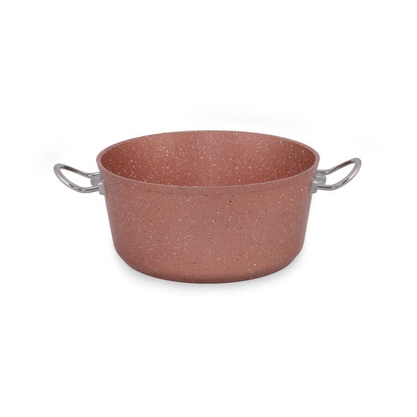 Cratiță din aluminiu înaltă cu capac Güral Porselen Classic, ø 26 cm, roz-image-4