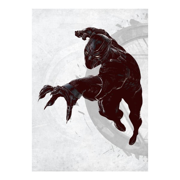 Poster Civil War United We Stand - Black Panther
