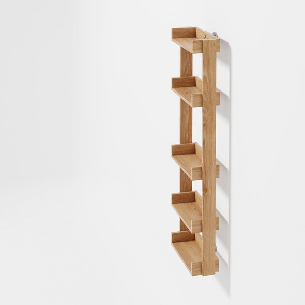 Raft de perete pentru baie din stejar Wireworks Yoku-image-2